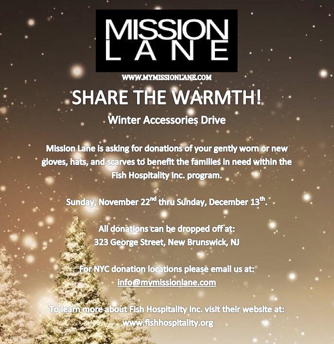 Mission Lane x Fish Hospitality Inc. Share the Warmth Drive! - Mission Lane