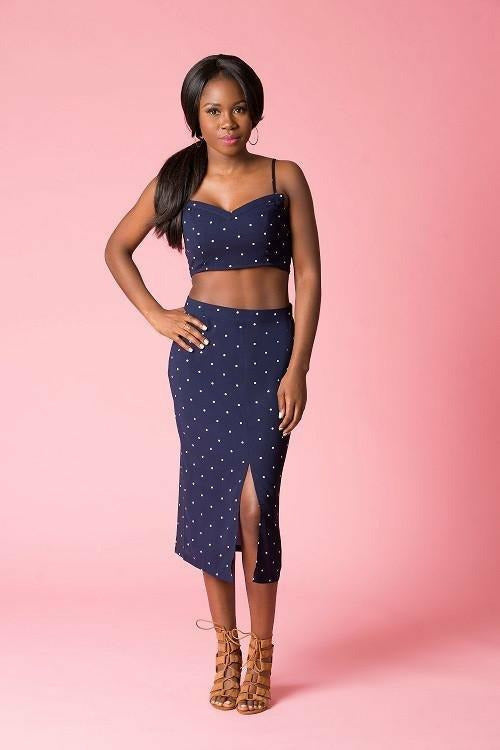 Bardot polka dot 2025 top