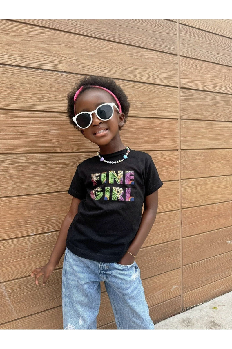Fine Girl Toddler Short Sleeve Tee Tops Mission Lane