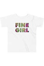 Fine Girl Toddler Short Sleeve Tee Tops Mission Lane White 2T