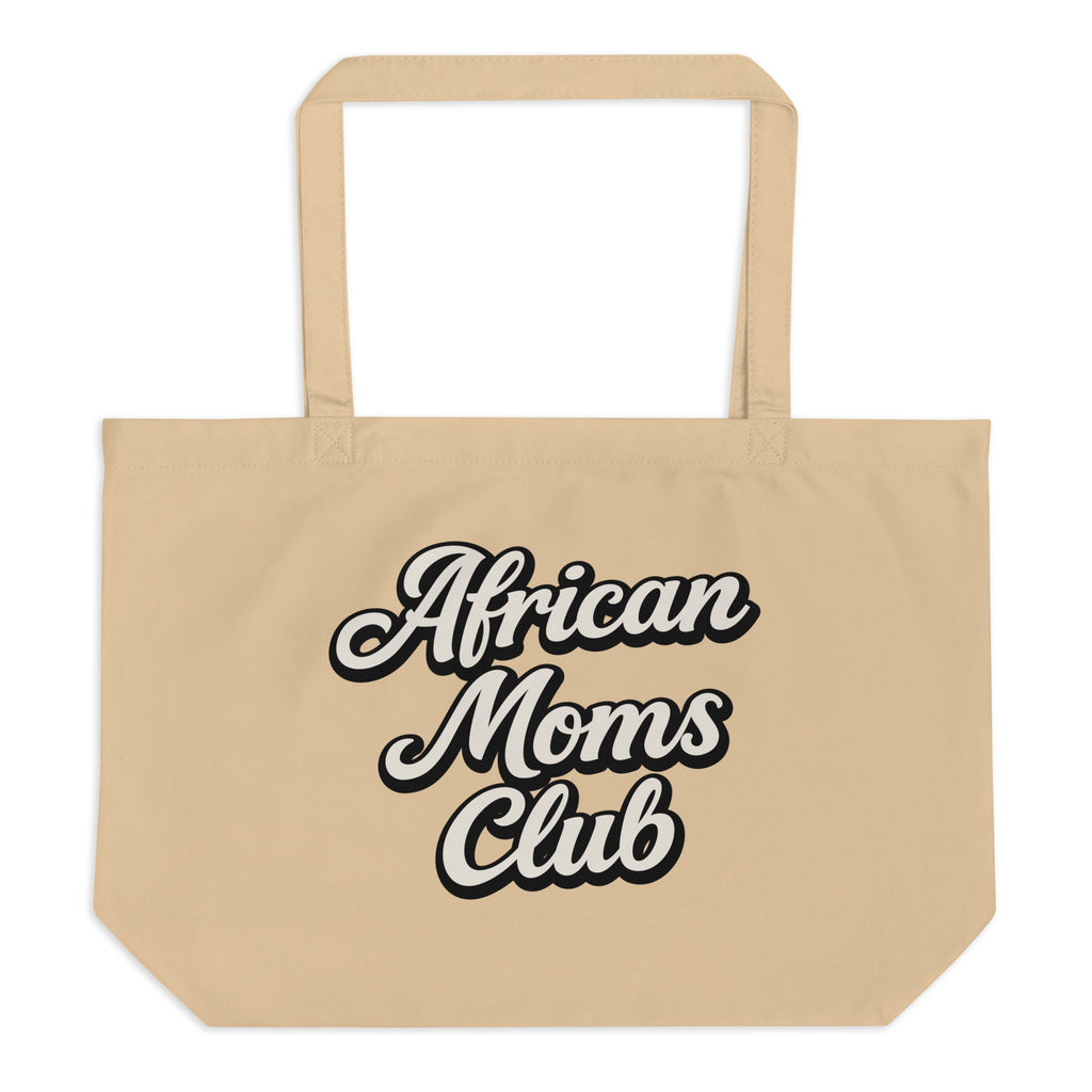 African Moms Club Tote Black Tote Mission Lane Oyster