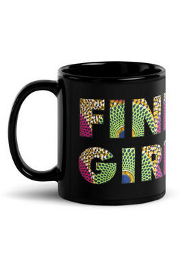 Fine Girl Black Glossy Mug - Mission LaneMug