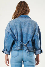 Janie Crop Denim Jacket Jackets Vibrant M.I.U   